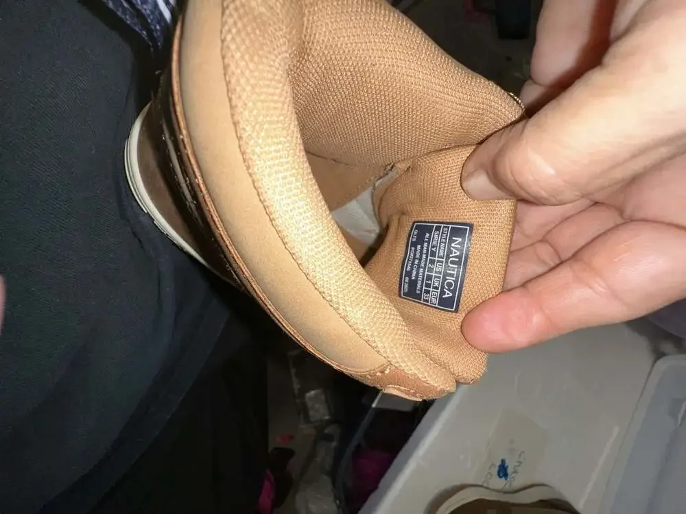 Nautica Sirie-Y Kids' High Top Sneakers, Tan/Brown